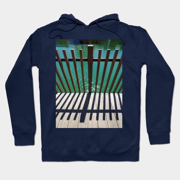 The Jetty Fence Hoodie by PictureNZ